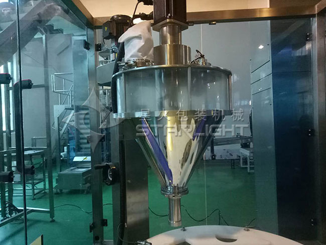 瓶裝罐裝粉劑自動(dòng)包裝機細節展示
