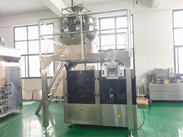 冷凍食品自動(dòng)包裝機展示