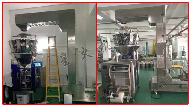 星火廠(chǎng)房牛肉丸自動(dòng)包裝機設備展示